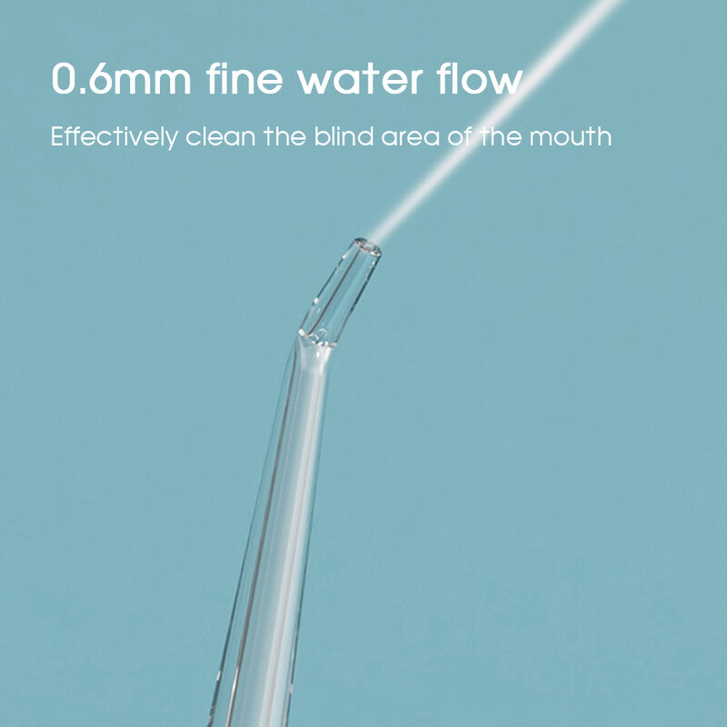 [Boi] 4 ugelli IPX7 serbatoio di acqua rimovibile impermeabile irrigatore orale ricaricabile filo interdentale dispositivi per la pulizia dei denti adulti