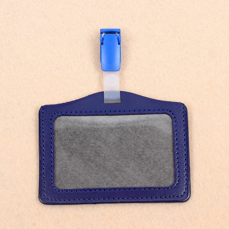 Porte-Badge en plastique, couleur Simple, Style croisé, Clip de couverture de travail, bobine d'insigne exposition créative carte d'identité Enfermera