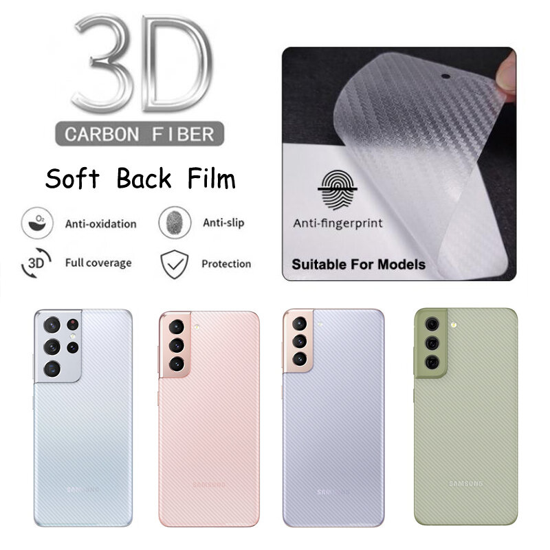 front & back protection for s21fe tempered glass & back film on samsung s21fe screen protector s 21 fe s20 s 21fe galaxy s21 fe
