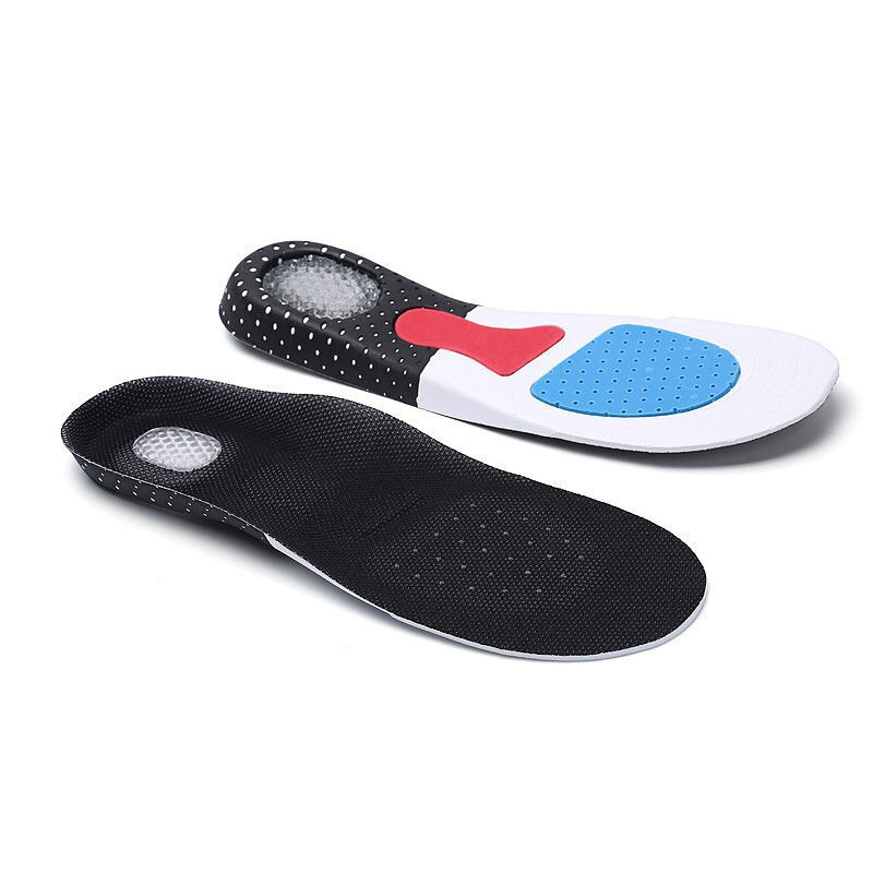 Unisex Silikon Sport Einlegesohlen Cuttable Atmungsaktiv und Schock-absorbieren EVA Einlegesohle Füße Sohlen Pad Orthesen Laufschuhe Kissen