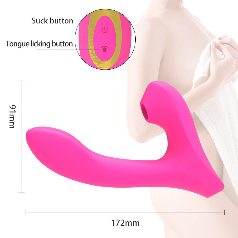 New 2 IN 1 Clit Sucker Vagina Sucking Vibrator 10 Speeds Vibrating Clitoris G Spot Stimulator Erotic Sex Toy for Women Sex Toys