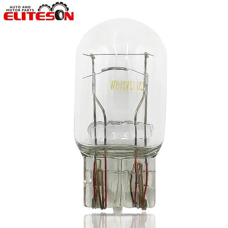 Eliteson-bombillas halógenas para señal de freno de coche, luces traseras de parada, lámparas automáticas, T20 21/5W, 12V, 1 ud.