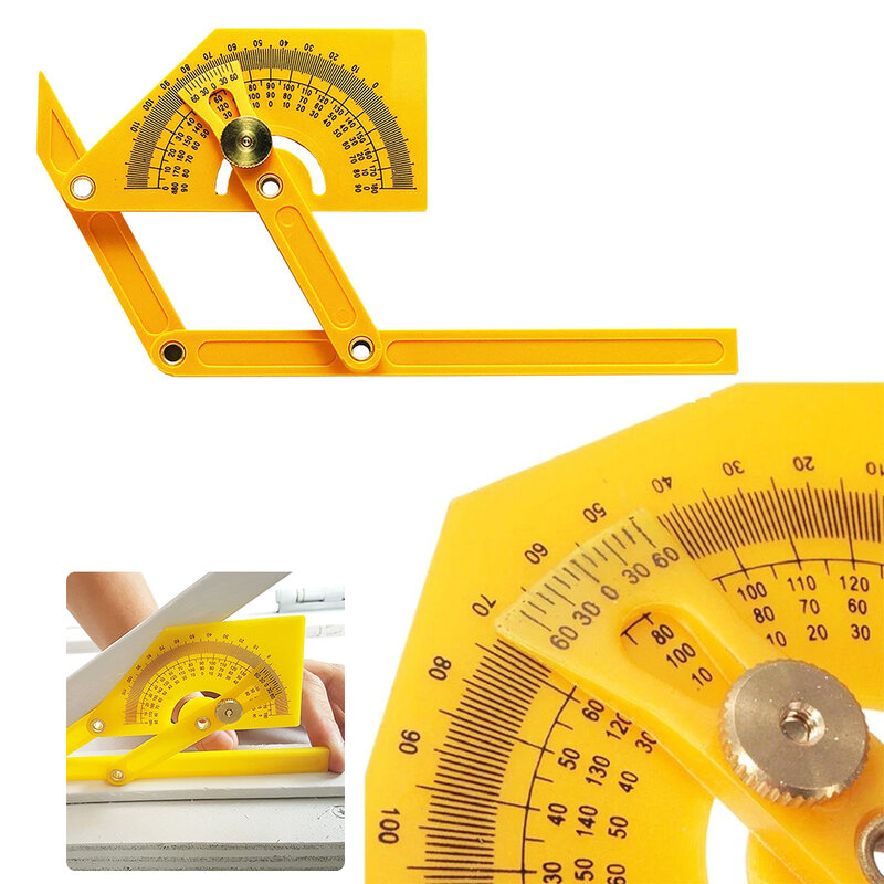プラスチック180度の角度測定角度ファインダー分度器建設ワーカー木工測定ツール建設ツール