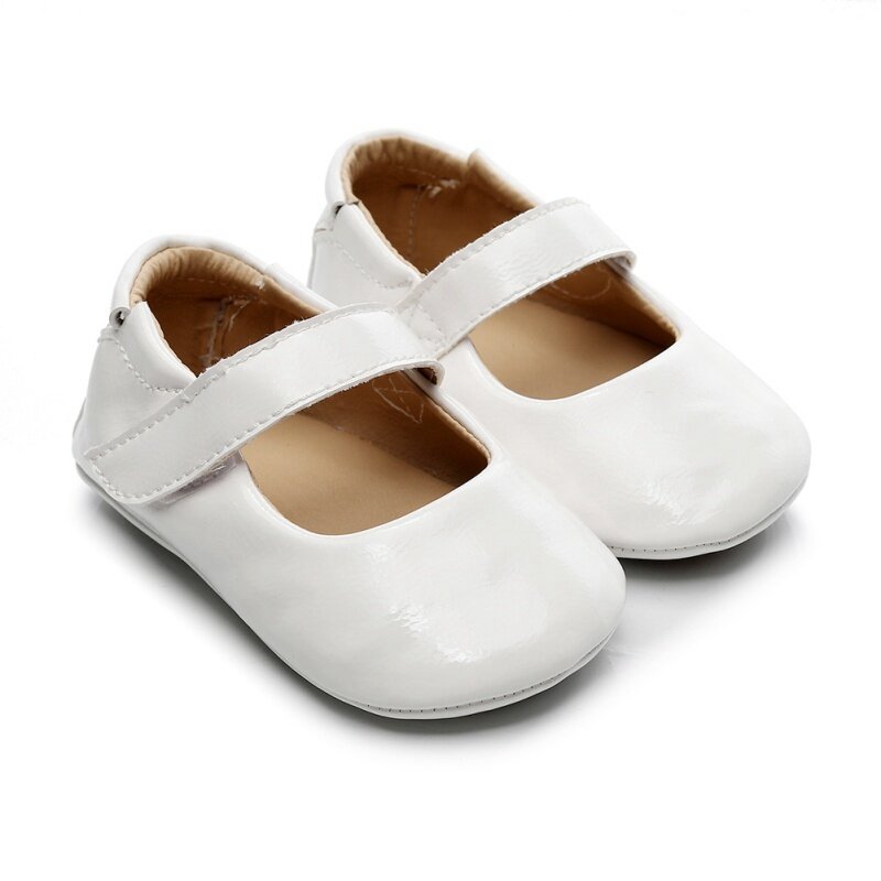Весенне-Осенняя обувь из искусственной кожи для маленьких девочек; Обувь для девочек; Туфли для принцесс на плоской подошве