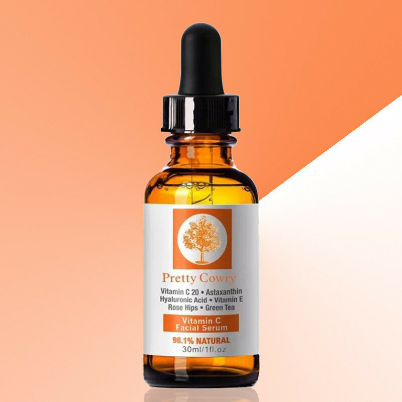 Vitamin C Pure 100% Strong Hyaluronic Acid Anti Aging Wrinkle Skin Tightening Face Serum Nourishes facial skin women Beauty tool