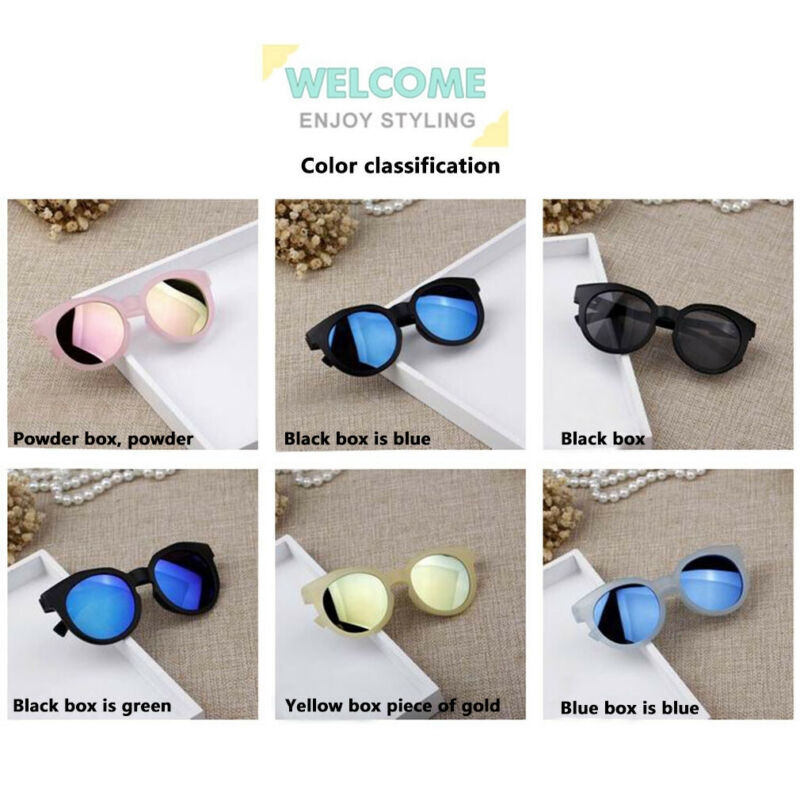 Baby Accessories Children's Boys Girls Kid Sunglasses Shades Bright Lenses UV400 Protection Stylish Baby Frame Outdoor Look