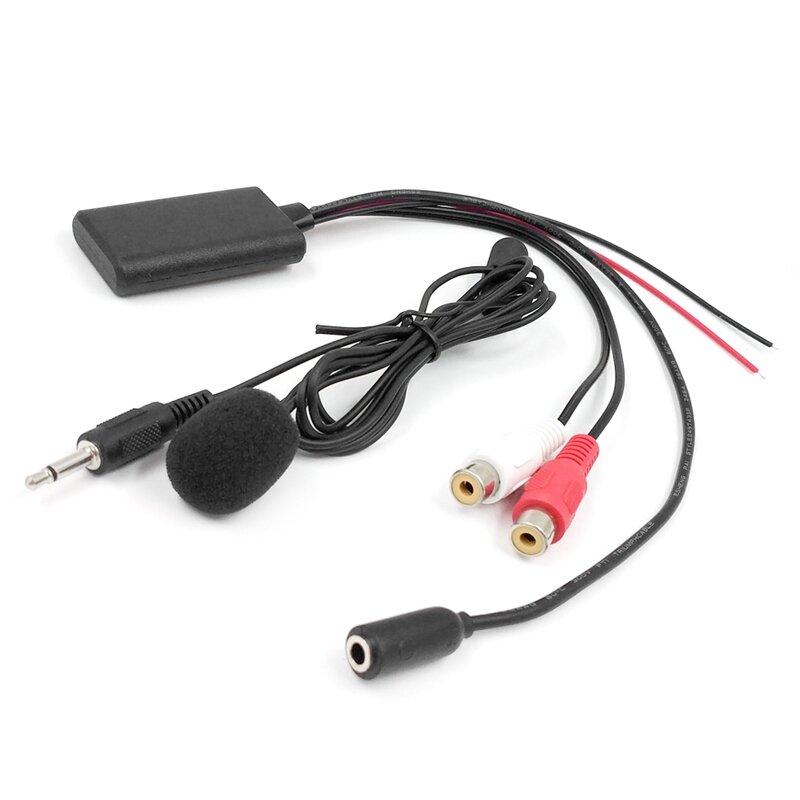 Radio Mobil Universal 3.5MM RCA Audio AUX Input Bluetooth Kabel Mikrofon untuk Pioneer untuk Hyundai untuk Nissan untuk Mazda