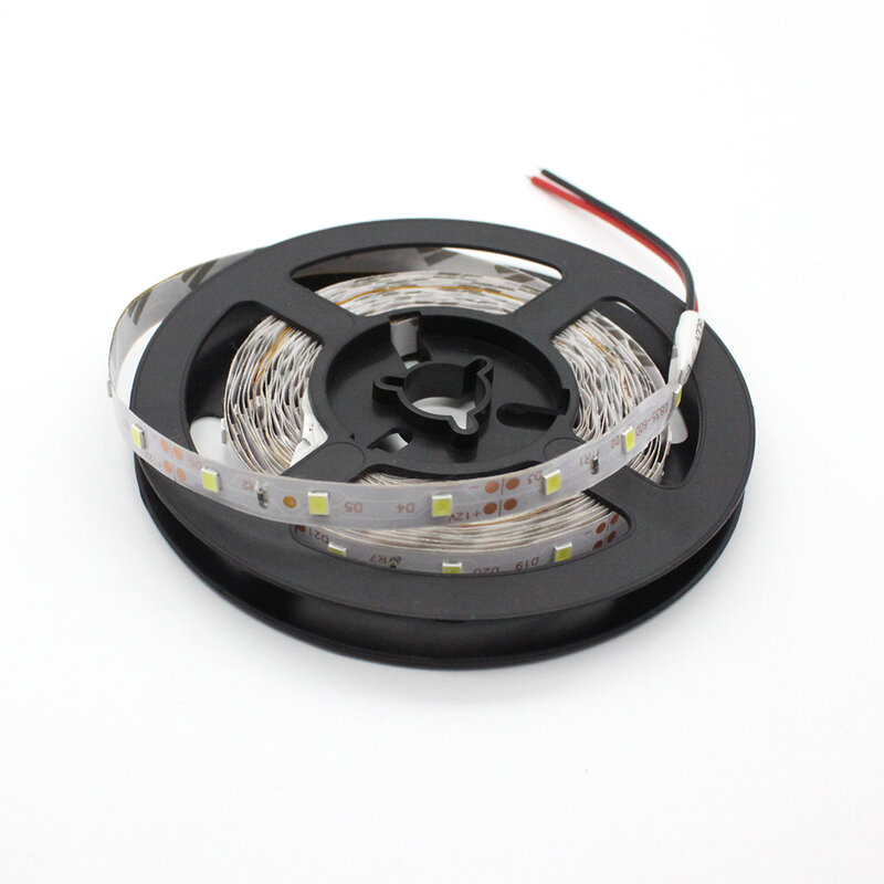 Tira de luces Led 2835 SMD cc 12V 5M 300LEDs cinta Flexible iluminación alta seguridad alto brillo tira de luces LED para exteriores