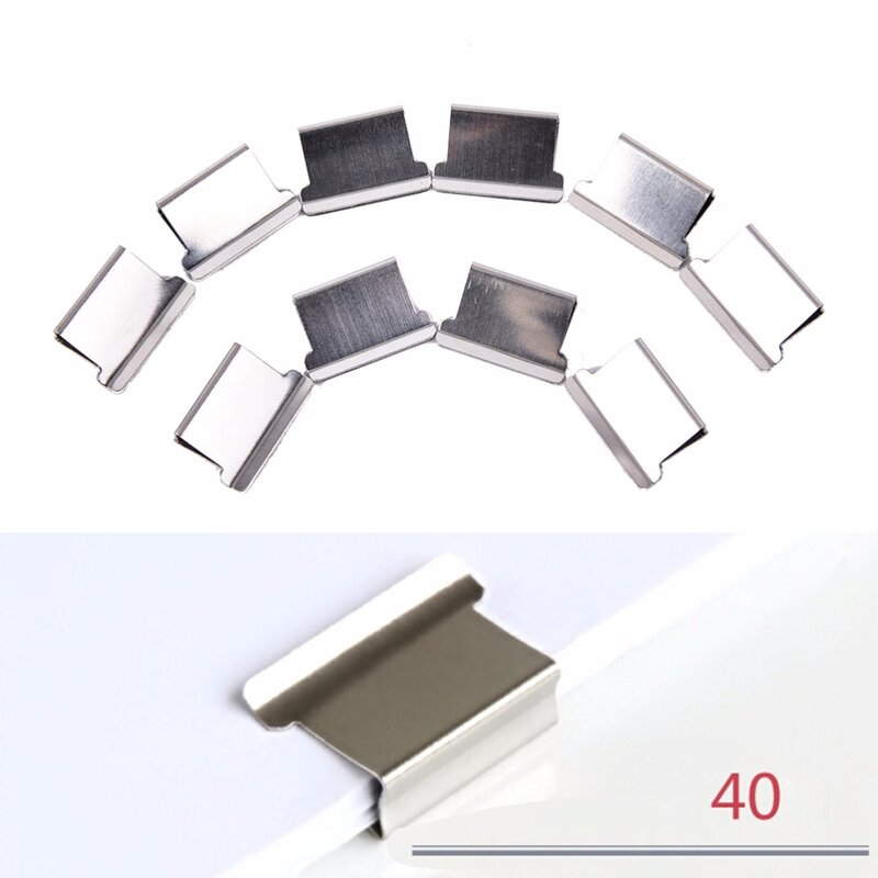 50 pces mini metal papel de papelaria escola escritório papel pasta clipes escritório aprendizagem suprimentos