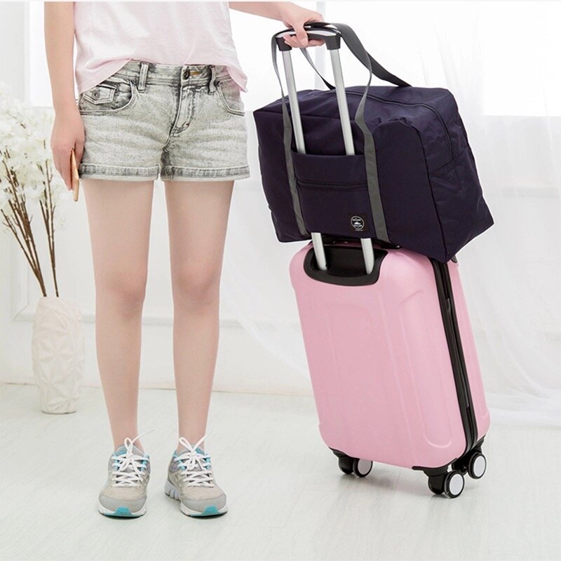 Large Capacity Foldable Travel Bag Unisex Luggage Bag Nylon WaterProof Handbags Men Travel Bags Clothes Organizer Weekend Bag