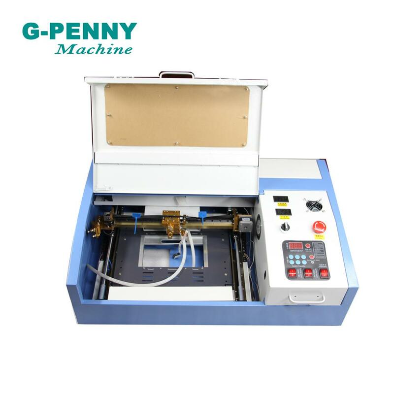 Máquina de grabado láser CNC CO2, 40W, 110V, 220V, 40W, 3020, tamaño de grabado, trabajo para madera, hierba, madera contrachapada, PVC