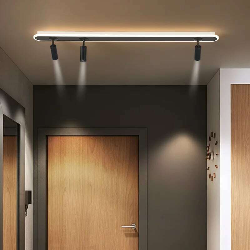 Projecteur design plafonnier salon chambre cuivre couloir lampe de plafond Mur Lampe