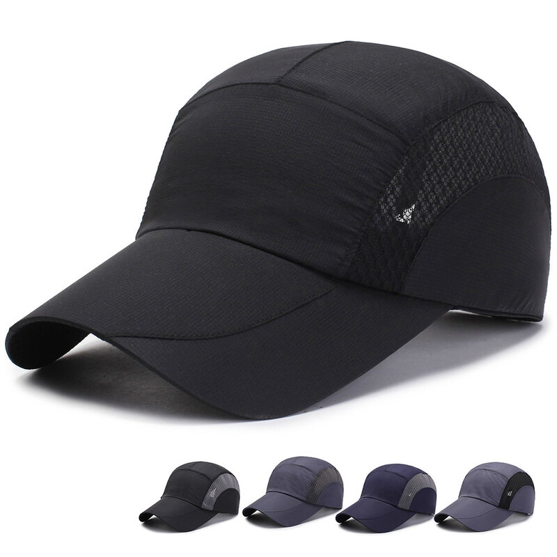 Snapback para hombre, gorra profesional resistente, gorra de malla para camionero, gorra de béisbol con ventilación de verano
