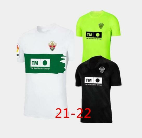 Camiseta De Fútbol Del Equipo ELCHE CF,Maison Loin Venus Guez 8 FIDEL 16, 12 MILLA 11, JOSAN 17 Folch 4 2021 2022