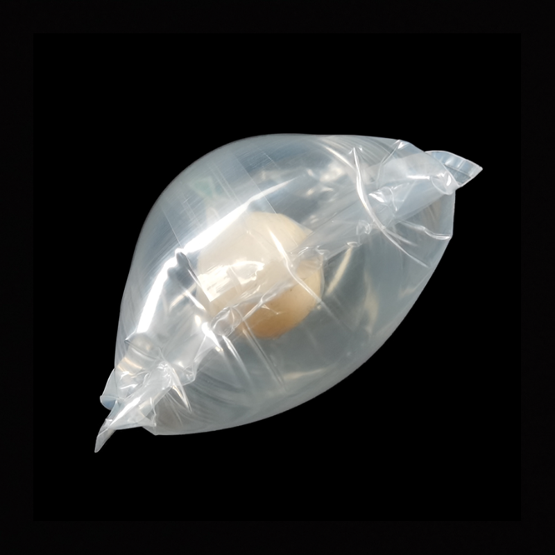 Paquete de transporte de huevos bolsa protectora inflable a prueba de golpes y resistencia a la presión 15x15cm
