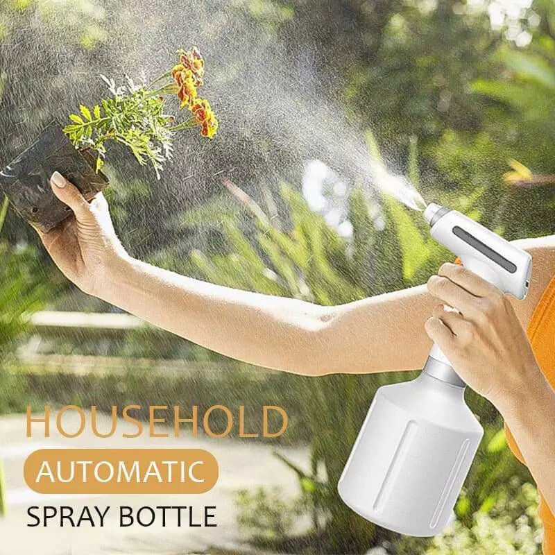 Nova venda quente jardim rega pulverizador recarregável jardinagem spray automático garrafa com cabo de carregamento jardinagem plantio