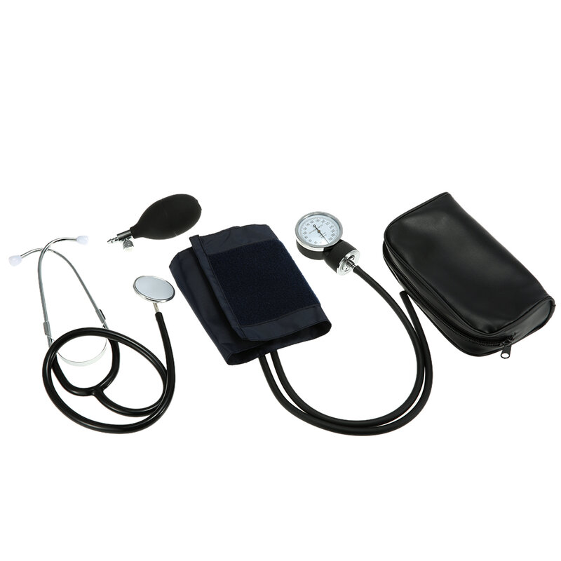 Monitor de pressão arterial manual diastólica esfigmomanômetro médico estetoscópio esfigmomanômetro manguito monitor de saúde em casa