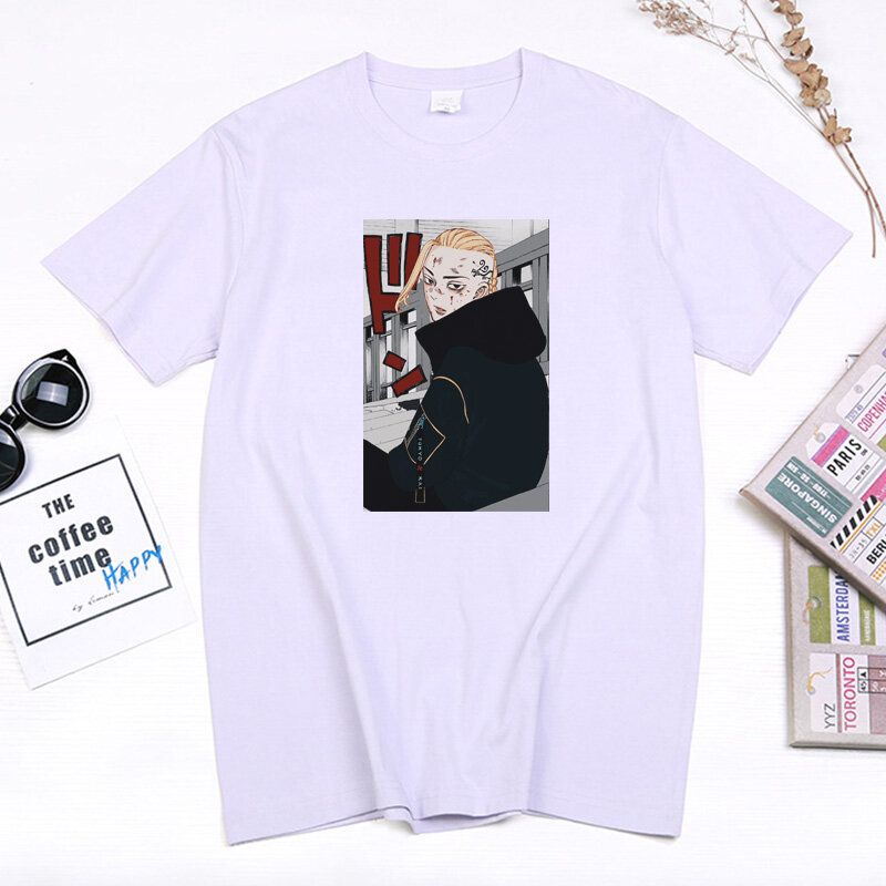 Camisetas De Los Vengadores de Tokio Harajuku para hombre, ropa de calle de Hip-Hop, Camisetas de Manga suelta, camiseta estética de diseño único, novedad de 2021