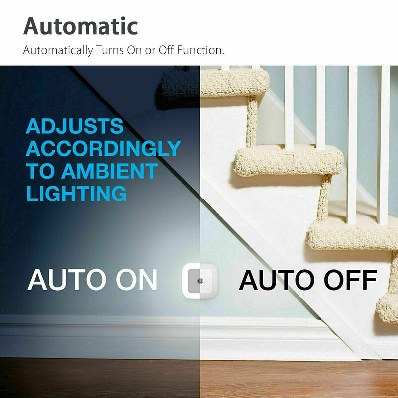 Mini lámpara de luz nocturna con enchufe europeo y estadounidense, Iluminación inalámbrica con Sensor para niños, sala de estar y dormitorio
