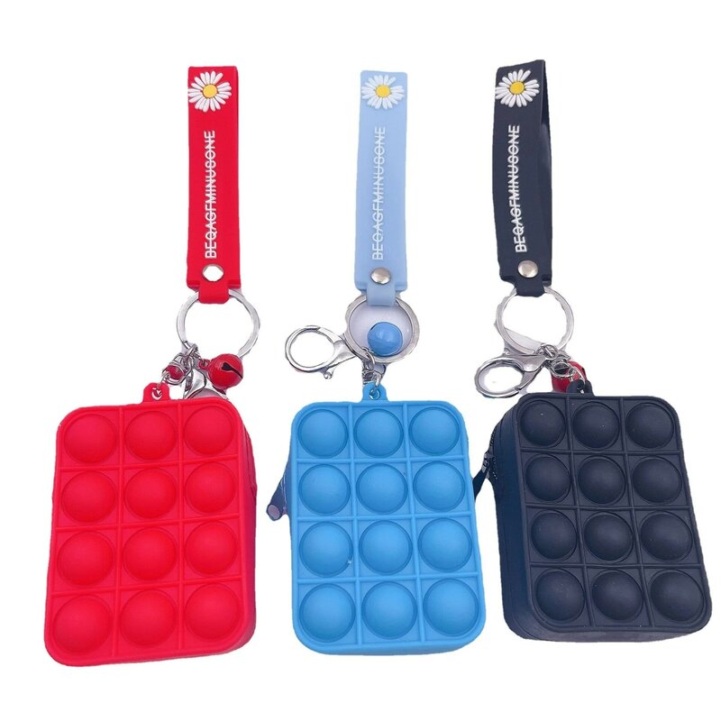 Koreanische Keychain Weibliche Kreative Nette Paar Tasche Schlüssel Kette Ring Anhänger Urlaub Geschenk Brieftasche Schlüssel Kette Dekompression Prise Tasche
