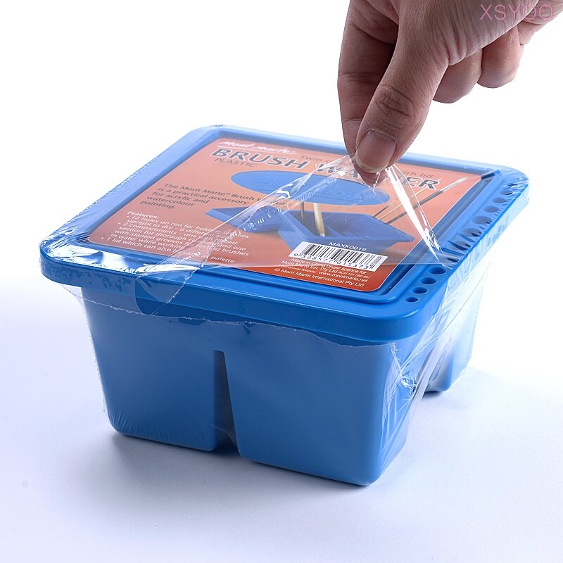브러쉬 세척 양동이 12 구멍 다기능 플라스틱 워시 펜 배럴 브러시 와셔 상자 쉬운 청소 건조 미술 용품