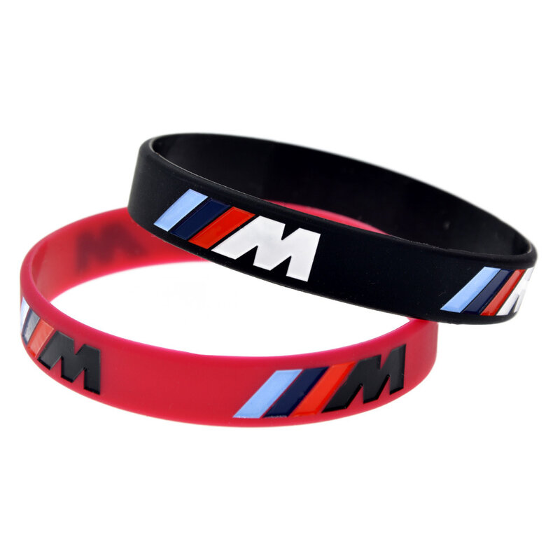 Modische silikon eingraviert sport armband, M leistung, verwendet für BMW Club M3, M5, M6, serie Schmuck Geschenke Zubehör