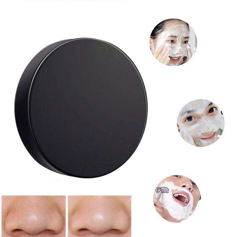 Czyste mydło wybielające głębokie oczyszczanie czarne mydło podnoszenie oleju kontrola włosów kąpiel pielęgnacja skóry ujędrniający umyć akcesoria do kąpieli mydło twarz H1U4
