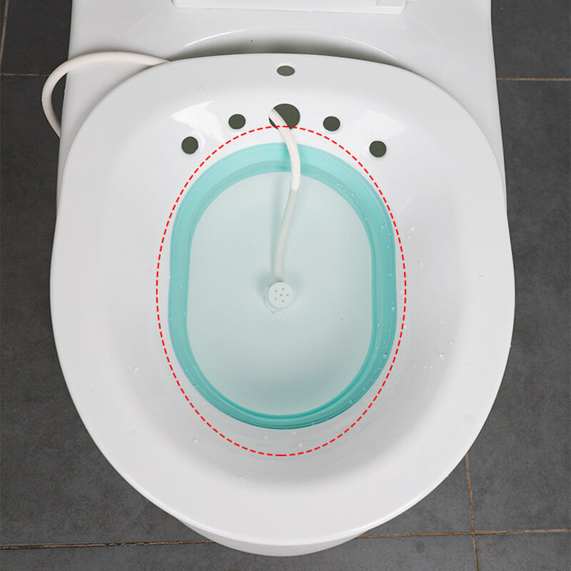 Woman Folding Bidet Portable Maternal Self Cleaning Female Private Parts Hip Irrigator Butt Wash Potty Child Adult Toilet