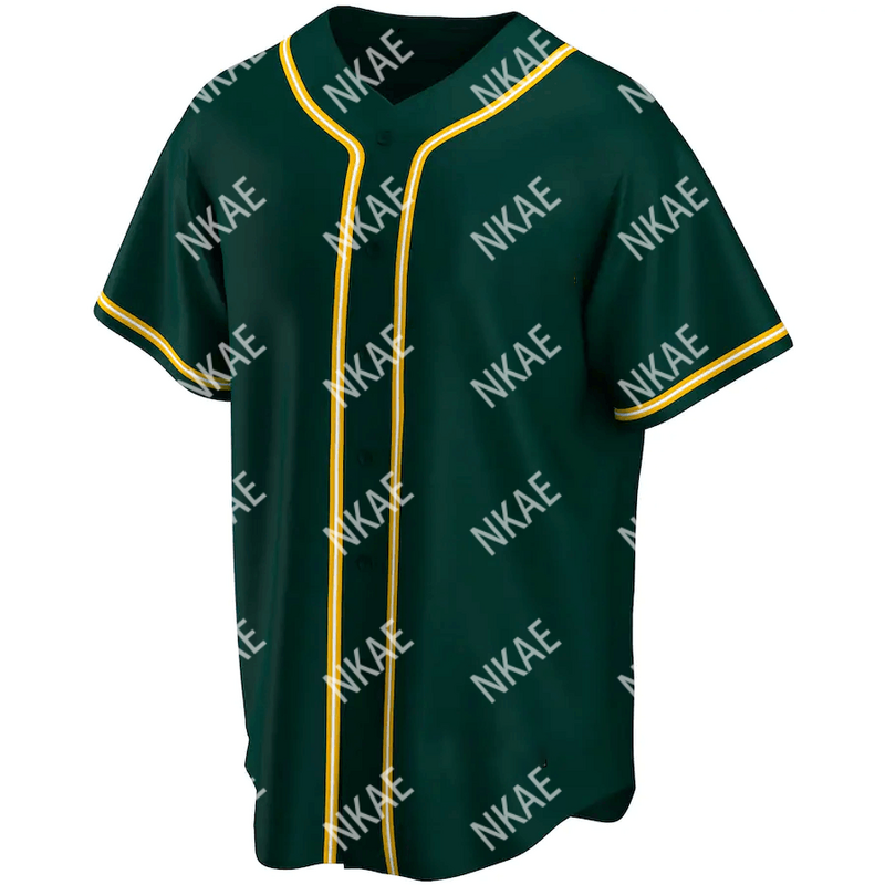 Maillot de Baseball Oakland pour hommes, maillot avec Logo, uniforme de Sport, personnalisable avec n'importe quel nom et numéro