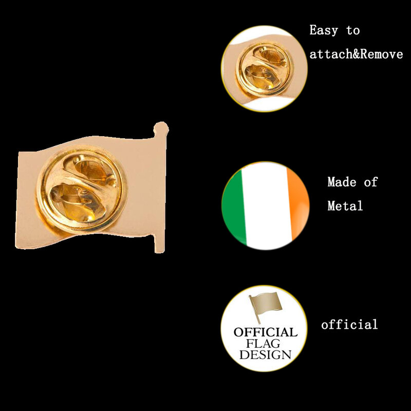 Esquema Mapa De Irlanda Eire Rodio Broche Insignia PIN DE SOLAPA CORBATA