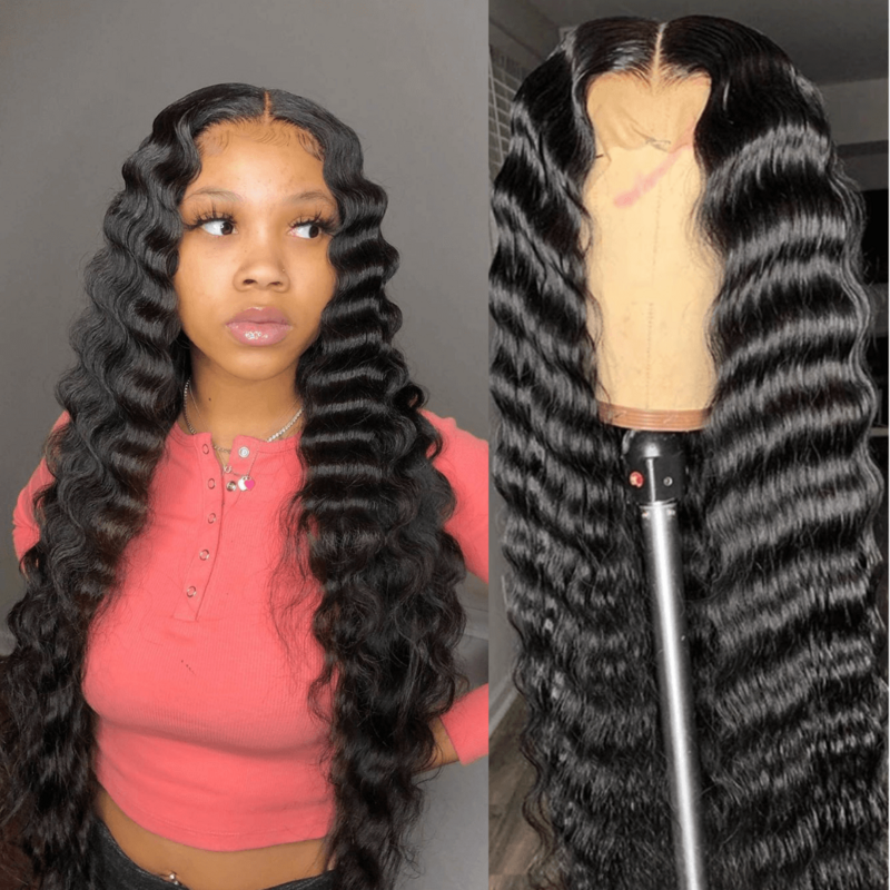Loose Deep Wave Lace Front Wigs Human Hair Brazilian  Hair Human Hair Wigs for Black Women Lace Closure Wig Ulamaz