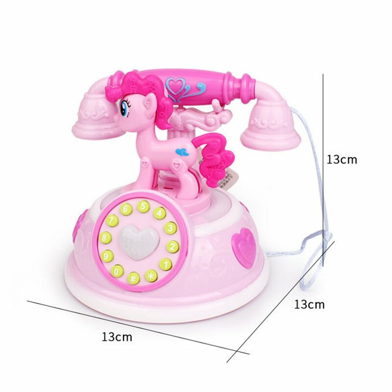 Alta qualidade retro telefone primeira educação história máquina multi-modo de simulação telefone menina brinquedo