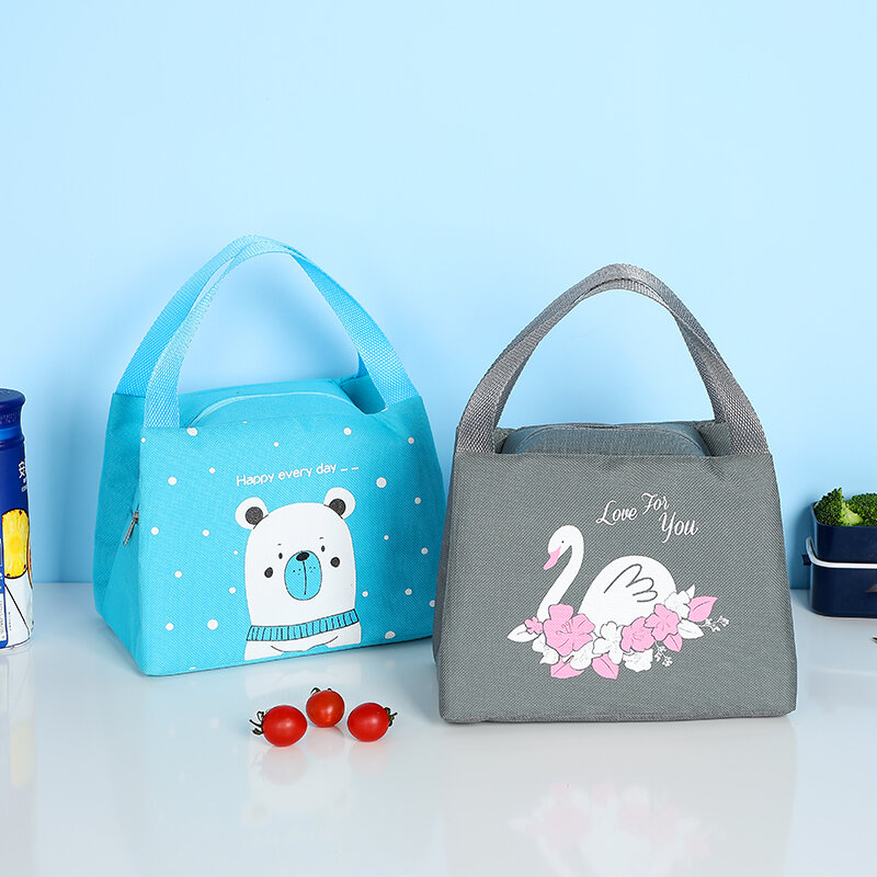 Brivilas – sac à déjeuner pour enfants, sac isolant portable et étanche, sac cool de pique-nique, poignée d'école pour petit déjeuner, sac de nourriture réutilisable, nouvelle collection 2020