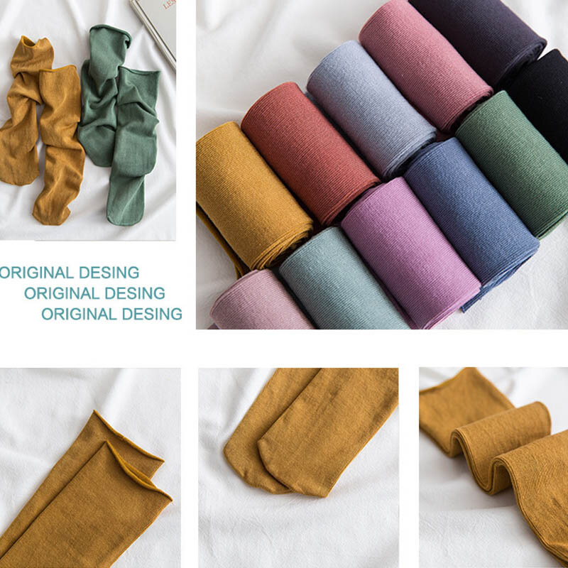 Calcetines largos de algodón para mujer, calcetín de moda de mujer, desodorante, cómodo, transpirable, con movimiento