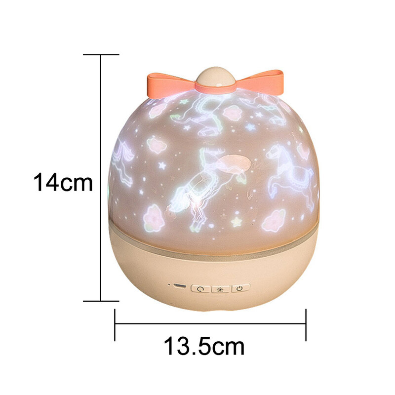 LED Projector Star Moon Night Light Sky Rotating Battery Operated Nightlight Lamp For Children Kids Baby Bedroom Nursery Gifts