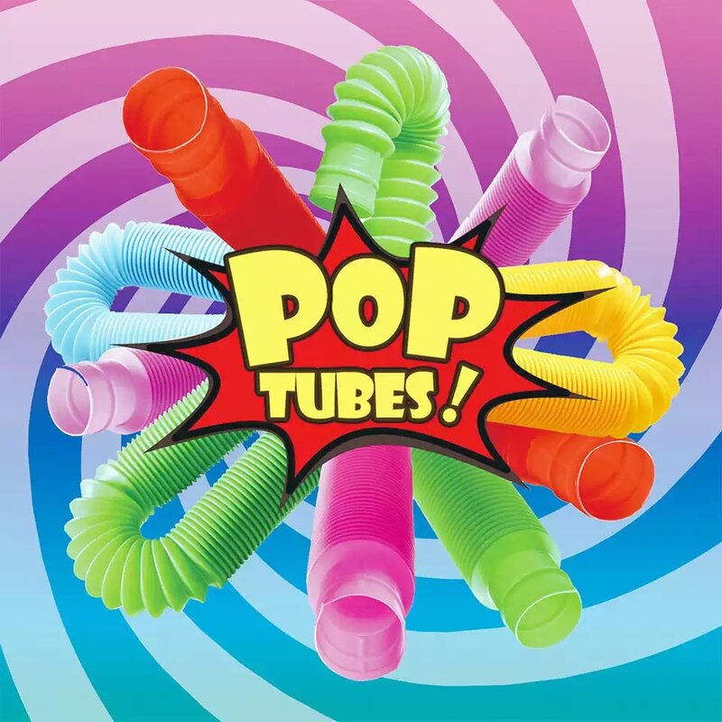 Juguete de construcción para personas inquietas, juguetes educativos coloridos resistentes para el estrés y autismo, Mini tubo Pop sensorial, 2021