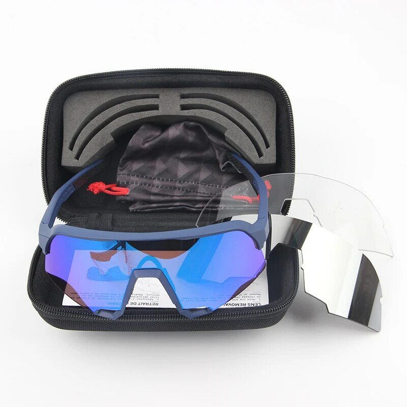 2022 велосипедные солнцезащитные очки для спорта на открытом воздухе велосипедные очки UV400 TR90 велосипедные очки для бега очки с 3 линзами вело...