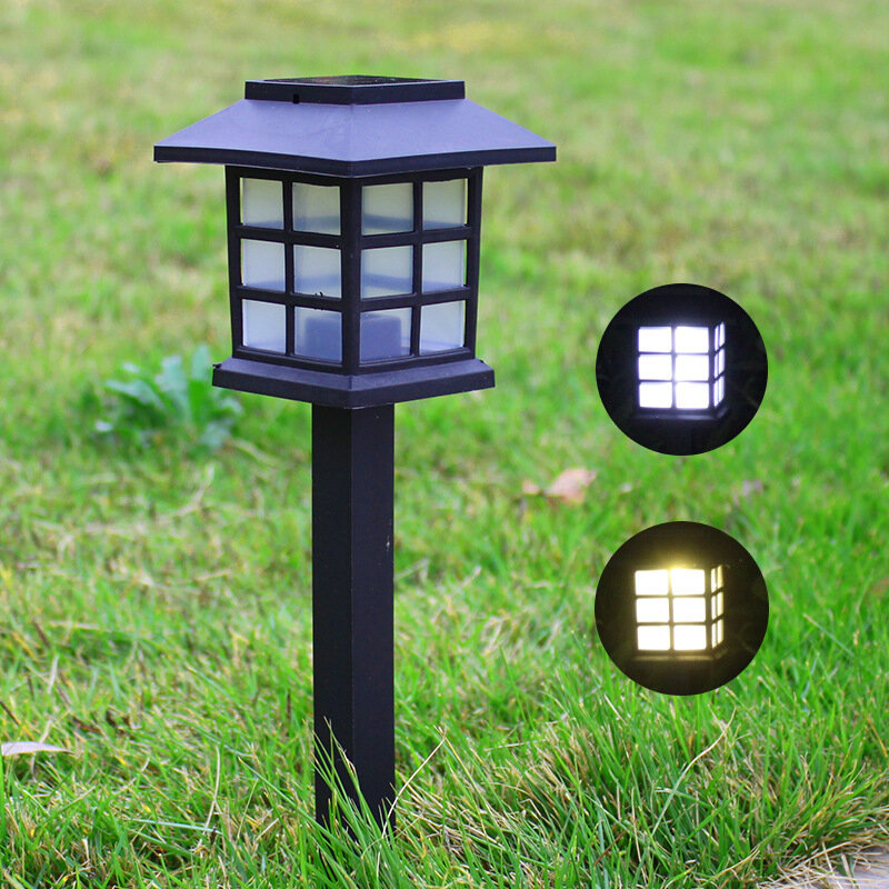 Lampe solaire imperméable pour pelouse, luminaire décoratif d'extérieur, idéal pour un jardin, une cour, un Patio ou une entrée