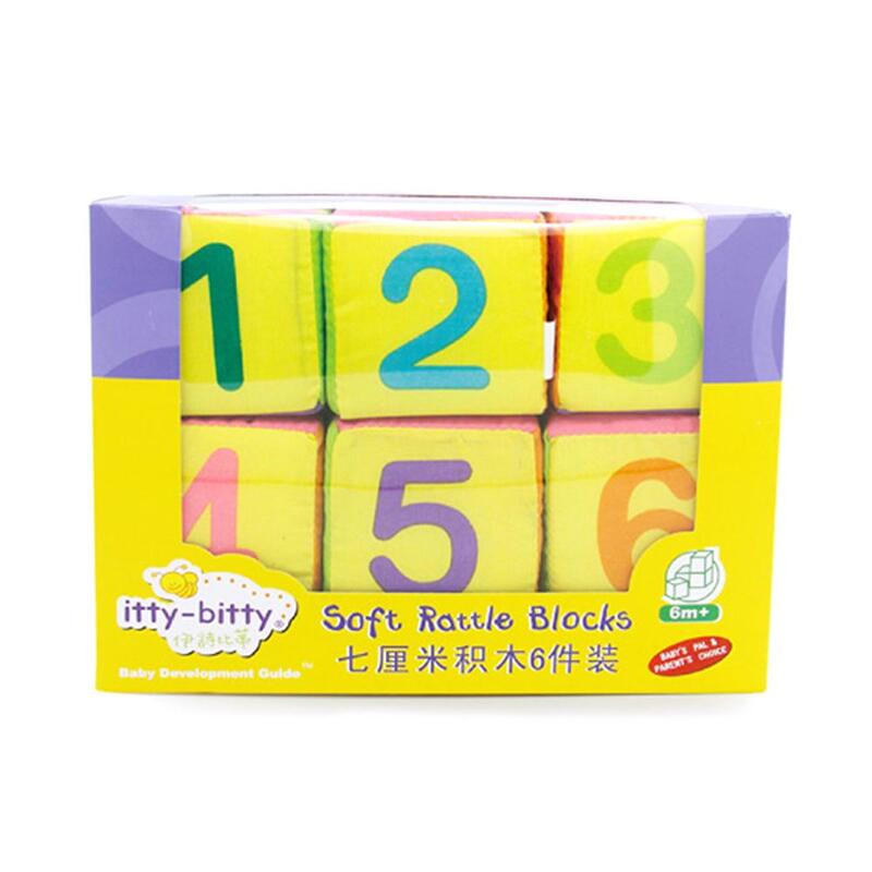 Children Cloth Building Blocks New Infant Baby Cloth Doll Soft Rattle early Educational Cartoon Baby Rattles Play Cube Cloth Toy