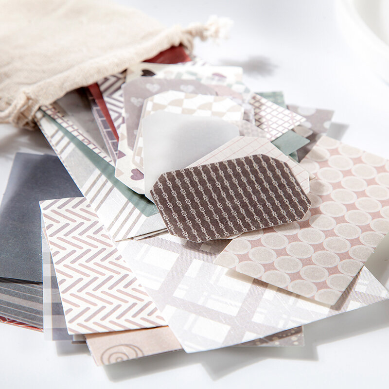 Papel aesth 60 com textura de material para decoração, diário de papel, papelaria, projeto de lixo diário, diy