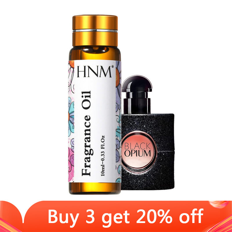 HNM – huile essentielle aromatique, diffuseur de parfum, noir d'opium, 10ML, jasore Angel, noix de coco, vanille, musc blanc, Magnolia