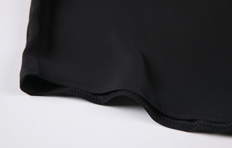 [EAM] Женская плиссированная блузка контрастных цветов большого размера, новая свободная рубашка с воротником-стойкой и длинными рукавами, м...