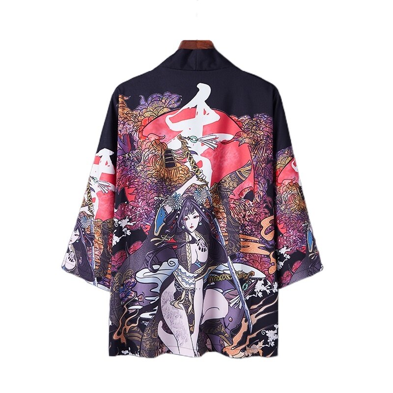 Yukata-kimono de satén japonés para mujer, traje de actuación de escenario vintage, traje tradicional, moda CC261, 2023