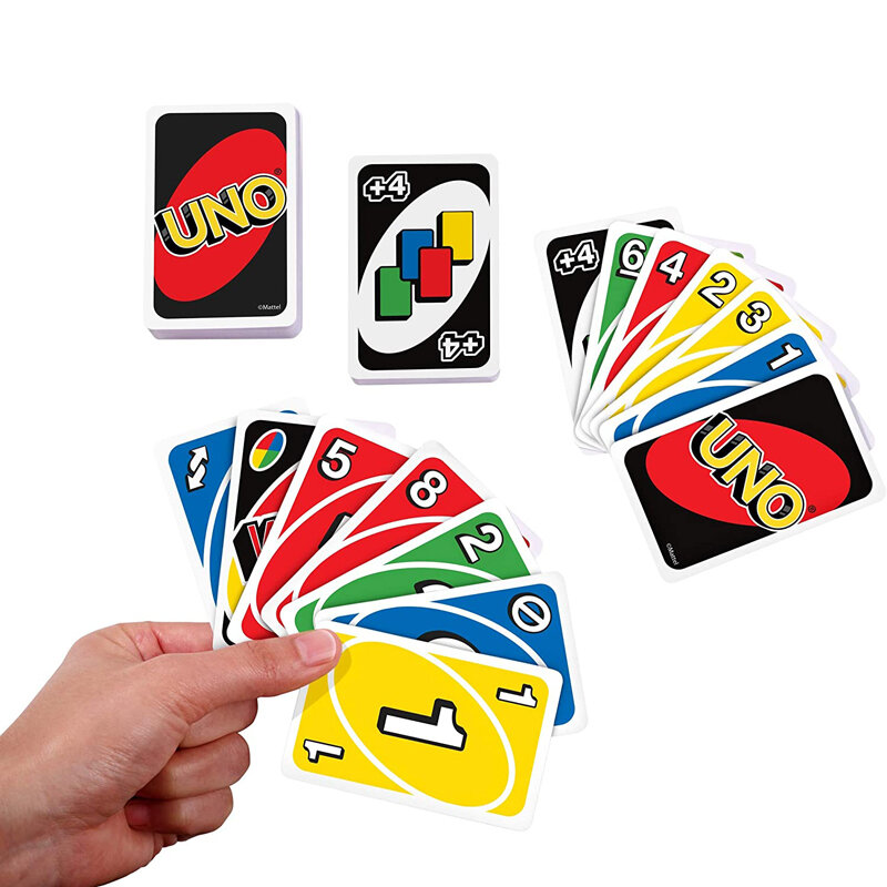 Mattel Games UNO Card Games Harry Potter Minecraft Super Mario Emoji Blink The World's Fastest Game Funny Party Card Game