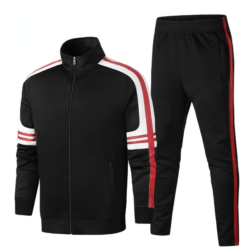 2021 pantaloni da uomo primavera e autunno moda abito Casual urbano coppia Cardigan sportivo tuta da Jogging Set da 2 pezzi