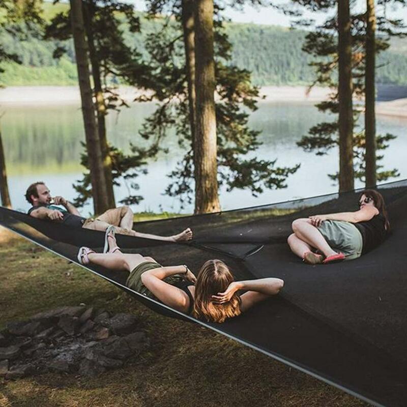 경량 휴대용 삼각형 나무 해먹 대형 멀티 인 캠핑 해먹 야외 캠핑 해먹 스윙