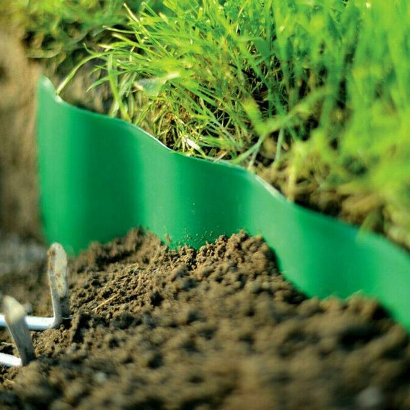 10/15/20cm Plastic Garden Grass Fence Path Lawn Wall Edge Gravel Border Tool Practical Easy to Install Lawn Fence gardening supp
