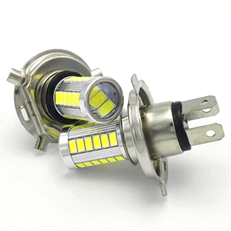 Ampoule de phare de voiture LED H4, antibrouillard, 1 ou 2 pièces, 33 SMD 5630 5730