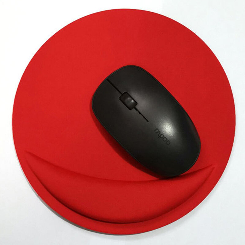 Okrągłe gry komputerowe podkładka pod mysz wspierająca nadgarstek miękkie do nadgarstków Protector podkładka pod mysz do komputera Laptop Notebook podkładka pod mysz do gier podkładka pod mysz