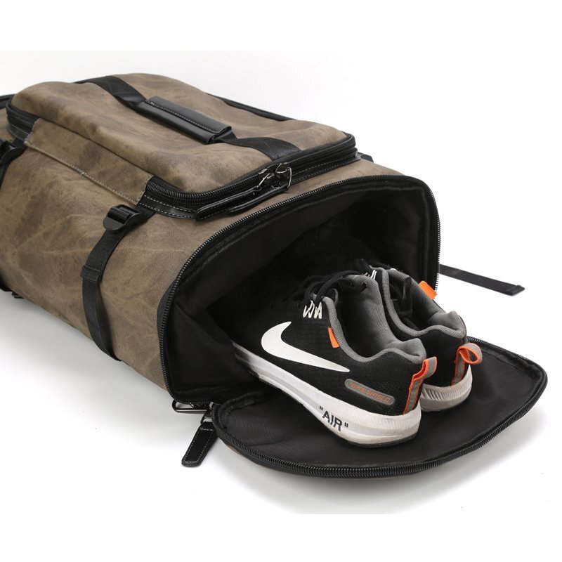 YILIAN skórzany wodoodporny plecak biznesowy męska rozrywka wielofunkcyjna torba podróżna o dużej pojemności outdoor fitness